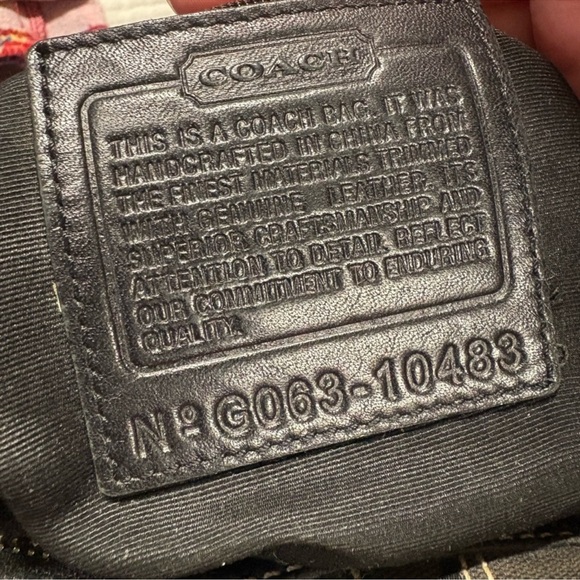 Coach RARE LTD Edition Soho Black Jacquard Studded Grommet Hobo Bag w/ wristlet - Picture 4 of 7